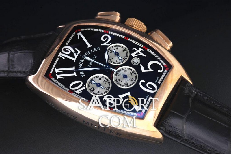 Franck Muller Siyah Gold