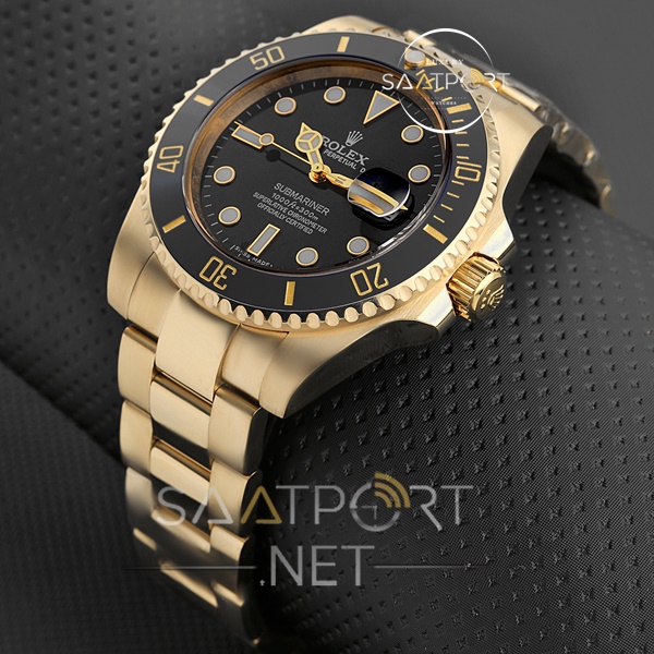 Rolex Submariner Sarı Kasa Siyah Kadran