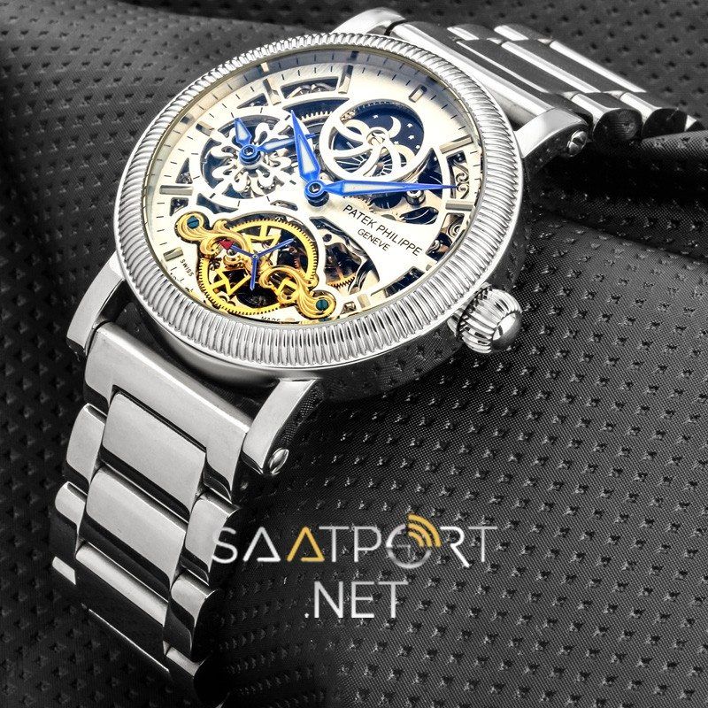 Patek Philippe Skeleton Gümüş Kasa