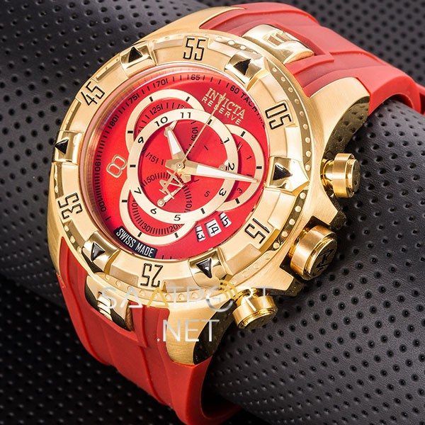 Invicta 6469 Red Chronograph Watch