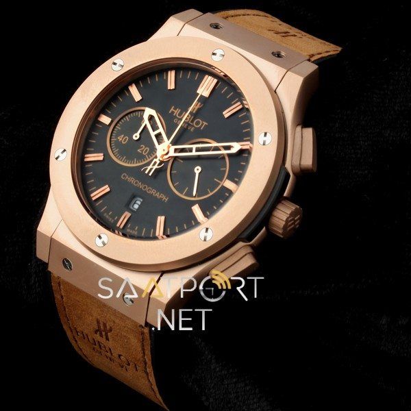 Hublot Classic Fusion Slim Kahve Gold