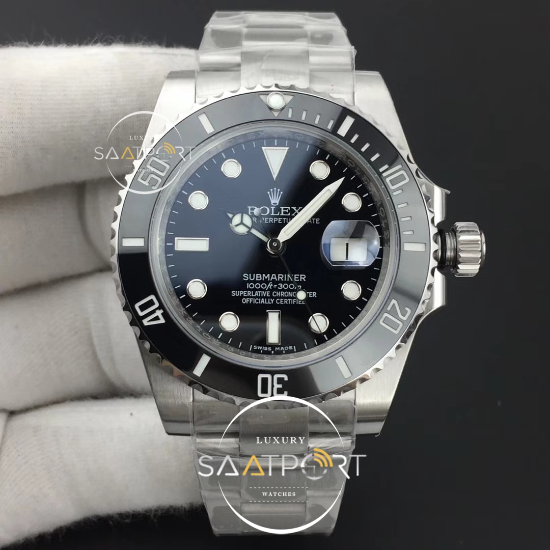 Rolex Submariner 116610 LN Black Ceramic V8 316 F Steel 1-1 ETA SUPER CLON 3135