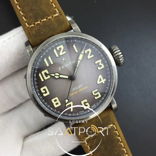 Pilot Type 20 Extra Special 40mm AgedAsso Strap  Brown