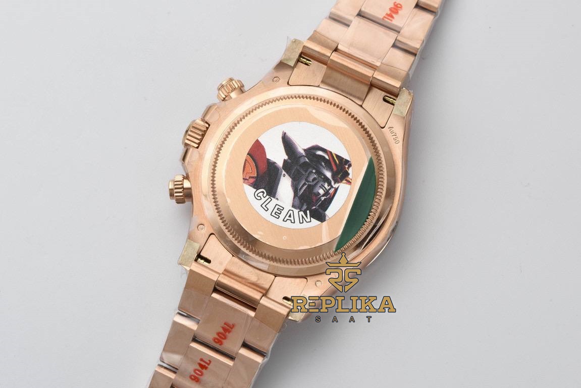 Rolex Daytona 126505 Everose 40mm Black Dial Clean 4131 Super Clone ETA