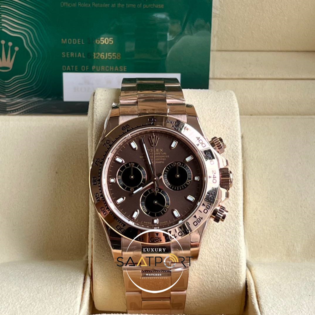 Rolex Daytona 116505 BT Factory Kahverengi Kadran 40 mm ETA