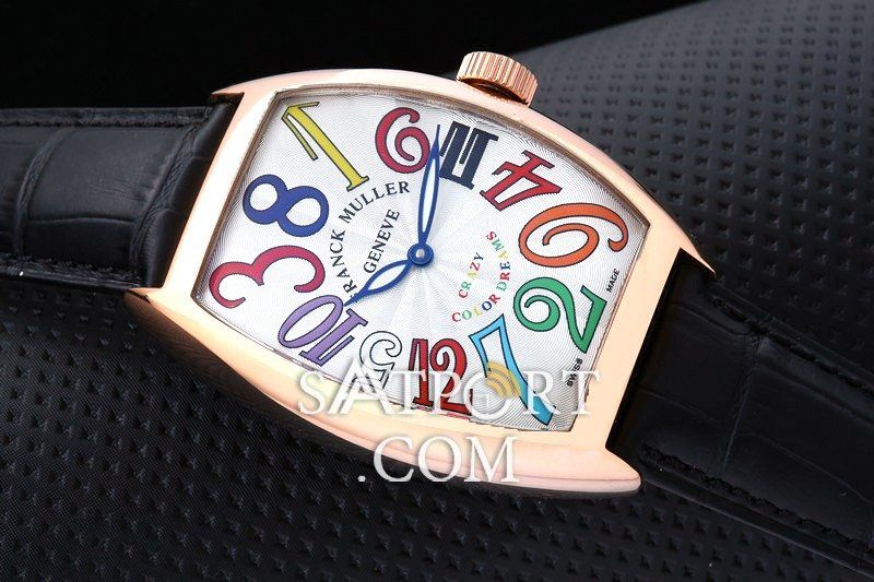 Franck Muller Crazy Hours Gold Beyaz Kadran