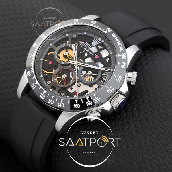 Rolex Daytona The Juan Pablo Montoya 40 mm İskelet Kadran Silikon