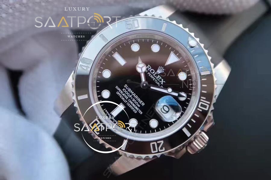 Rolex Submariner Silikon Kordon Eta Saat