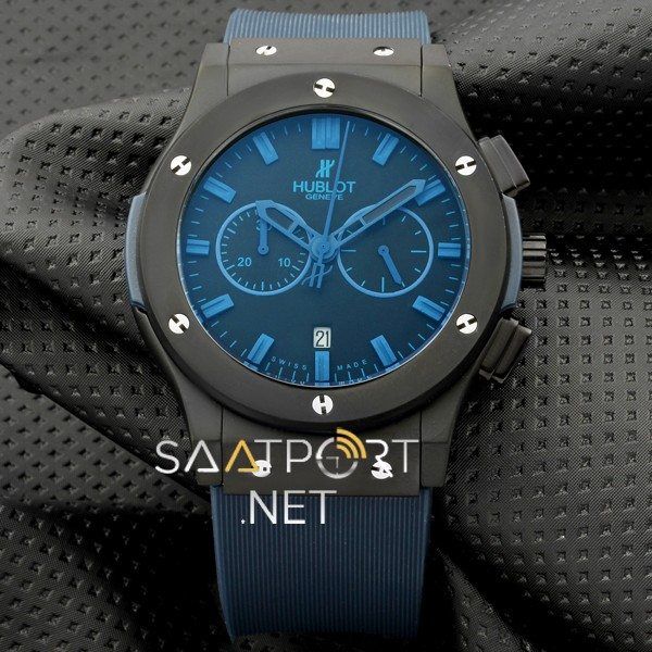 Hublot Fusion Blue Chronograph