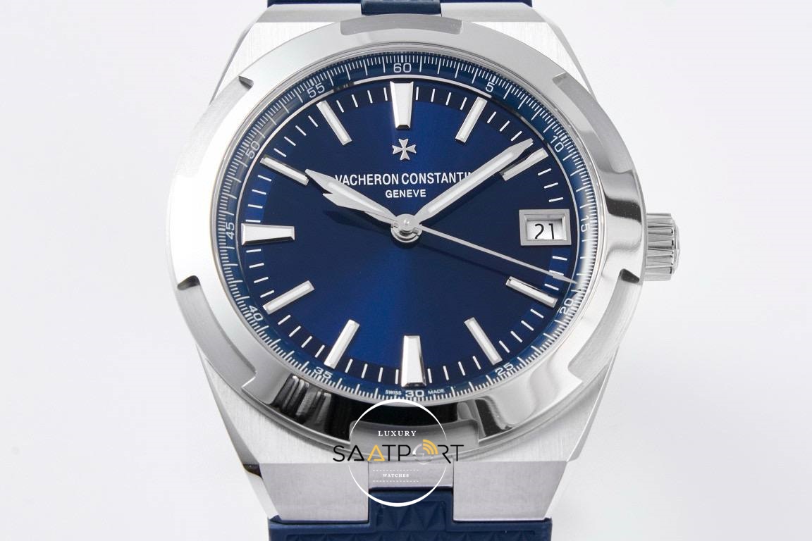 Vacheron Constantin Overseas Mavi Silikon Kordon Super Clone Eta