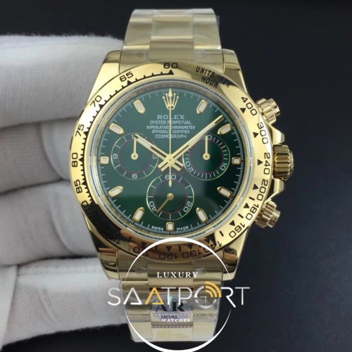 Rolex Daytona 116508 ARF Best Edition 904L Case Green Dial A4130 Super Clone V2