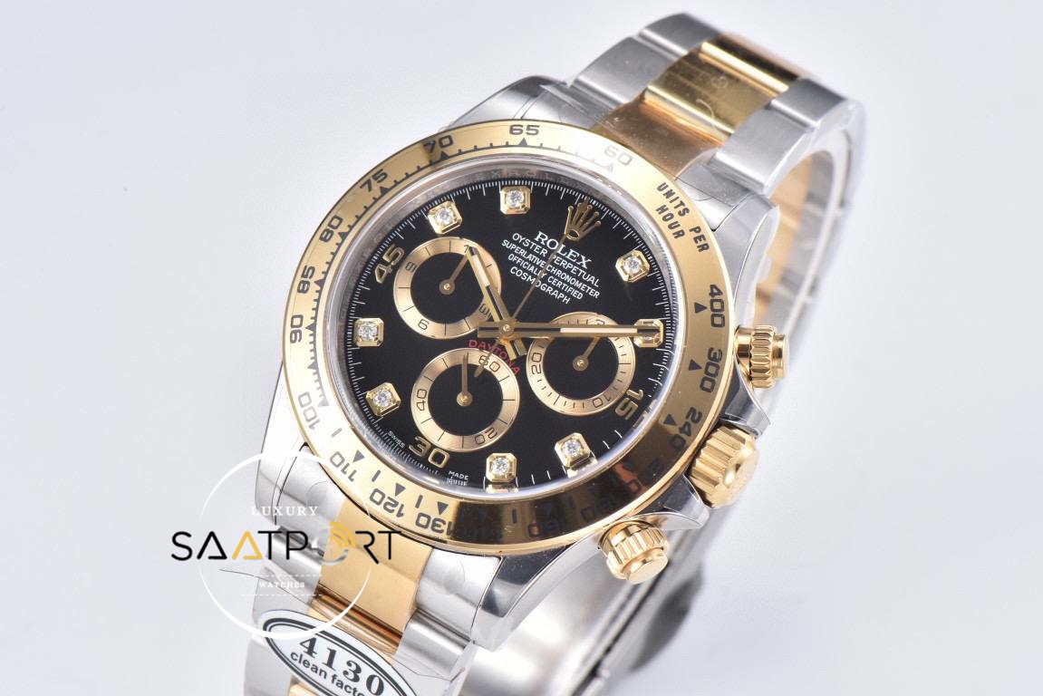 Rolex Daytona 116503LN Clean Factory Taşlı Kadran 40 mm Super Clone ETA