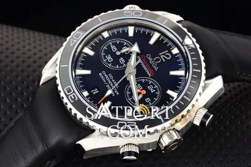 Omega Seamaster Planet Ocean 600M Siyah Deri