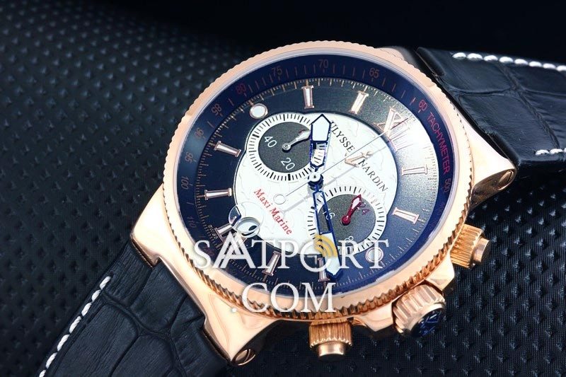 Ulysse Nardin Maxi Marine Siyah Deri Kordon