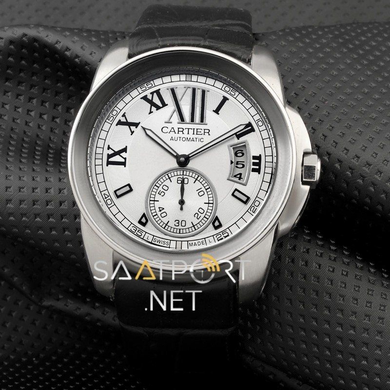 Cartier Calibre de Watch Siyah Deri