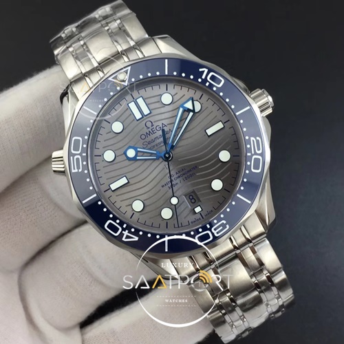 OMEGA  Seamaster Diver 300M VSF Best Edition Blue Ceramic Gray Dial on SS Bracelet A8800