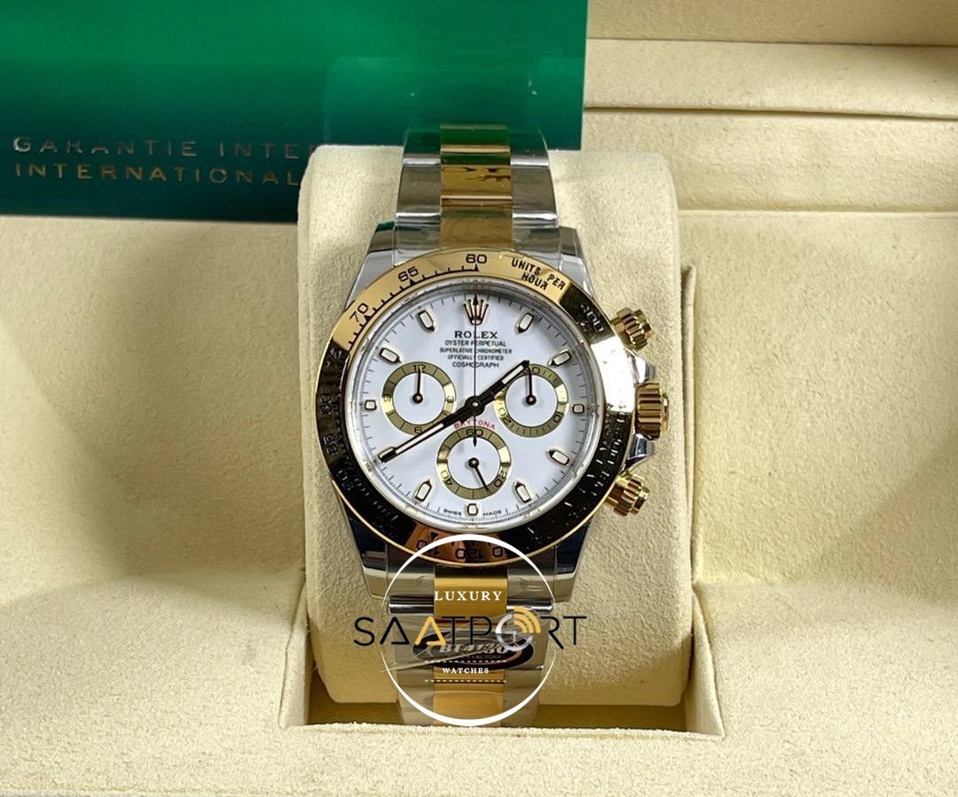 Rolex Eta Saat 116503 Daytona BT Factory Beyaz Kadran