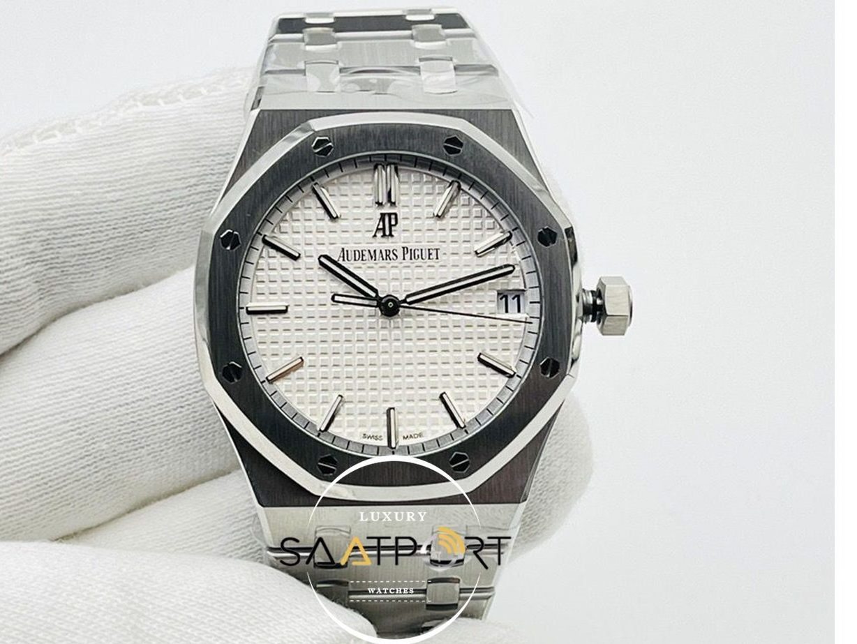 ZF Factory Audemars Piguet Royal Oak 15500 V2 Beyaz Kadran Super Clone ETA