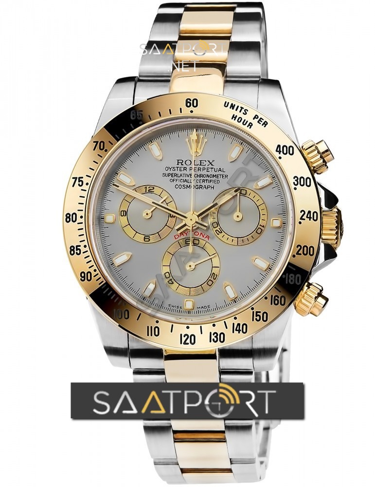 Rolex Daytona Two Tone Grey Dial ETA 4130 Machines