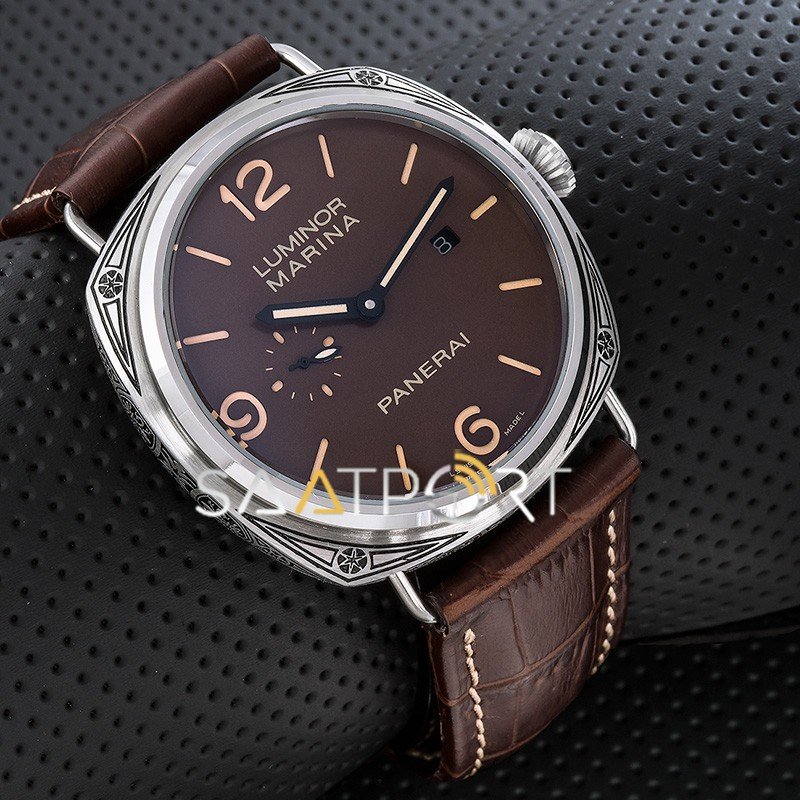 Panerai Radiomir Firenze 3 Days Acciaio Otomatik Kahve