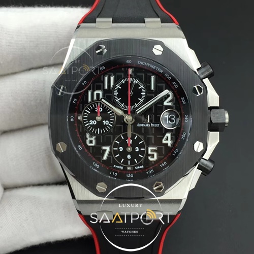 Royal Oak Offshore Diver 15710 JF Best Edition Ceramic Bezel Black Dial on Rubber Strap A3120 V9.5