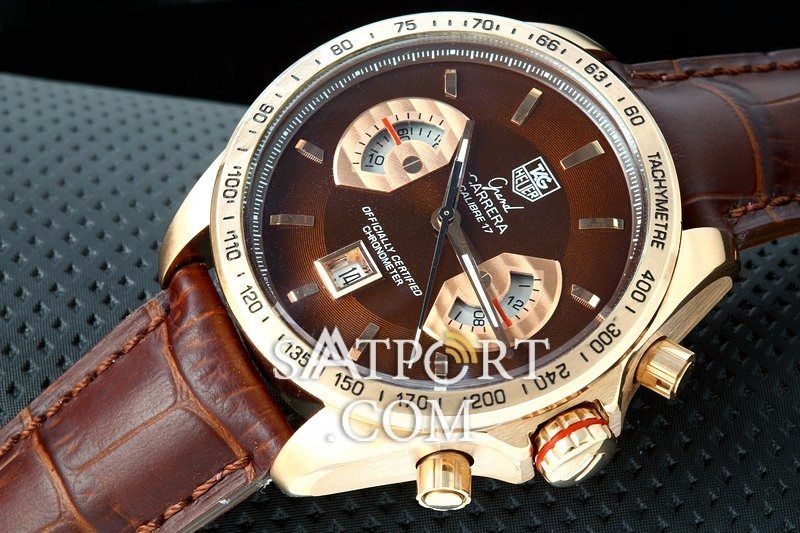 TAG Heuer Calibre 17 RS Kahve Gold Kasa