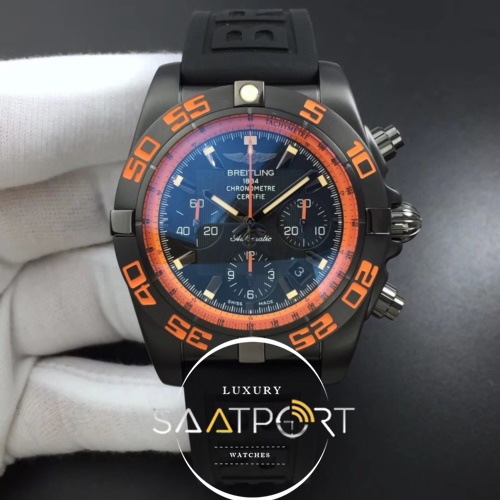 Breitling Chronomat 44mm Blacksteel Orange GF Best Edition