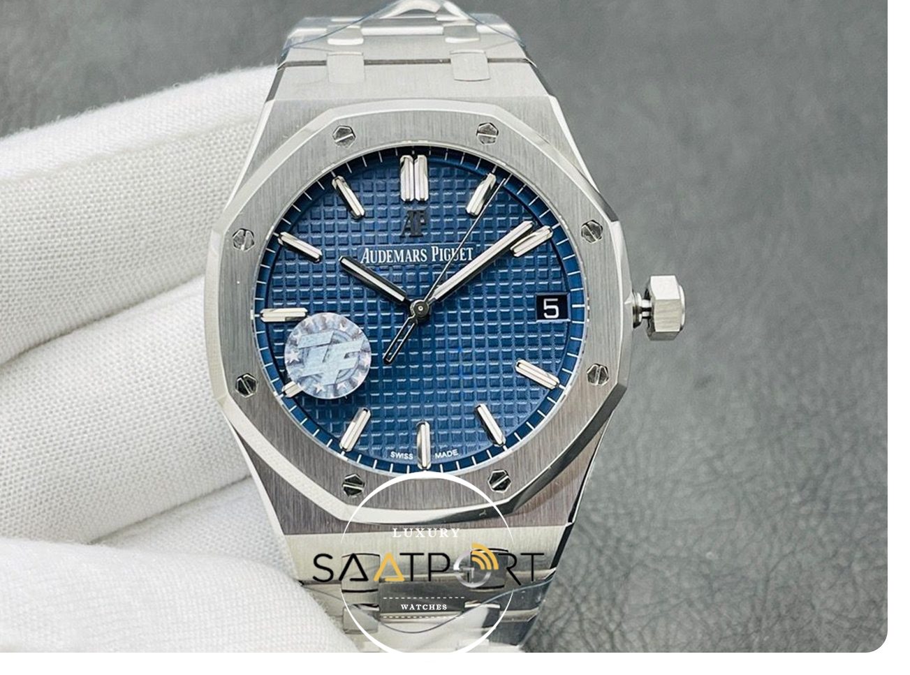 ZF Factory Audemars Piguet Royal Oak 15500 V2 Mavi Kadran Super Clone ETA