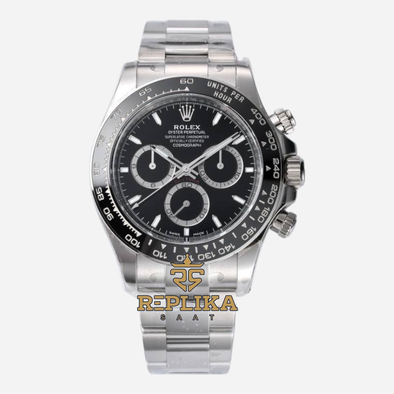 Rolex Daytona 126500LN Oyster Black Dial Clean 40mm 4131 Super Clone ETA