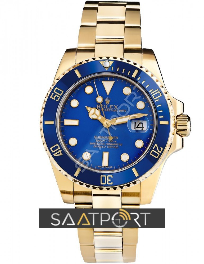 Rolex Submariner Gold Kasa 3135 Eta Saat 116618LB