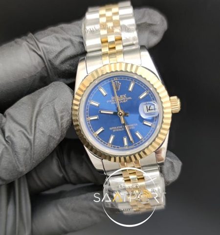 Rolex Datejust Mavi Kadran Jubile Kordon Otomatik Mekanizma