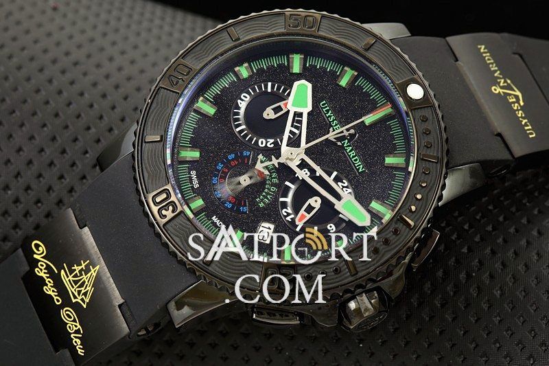 Ulysse Nardin Voyage Green Dial Chronograph