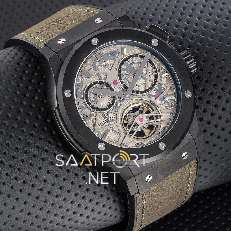 Hublot Aerofusion Moonphase Green Pvd Case