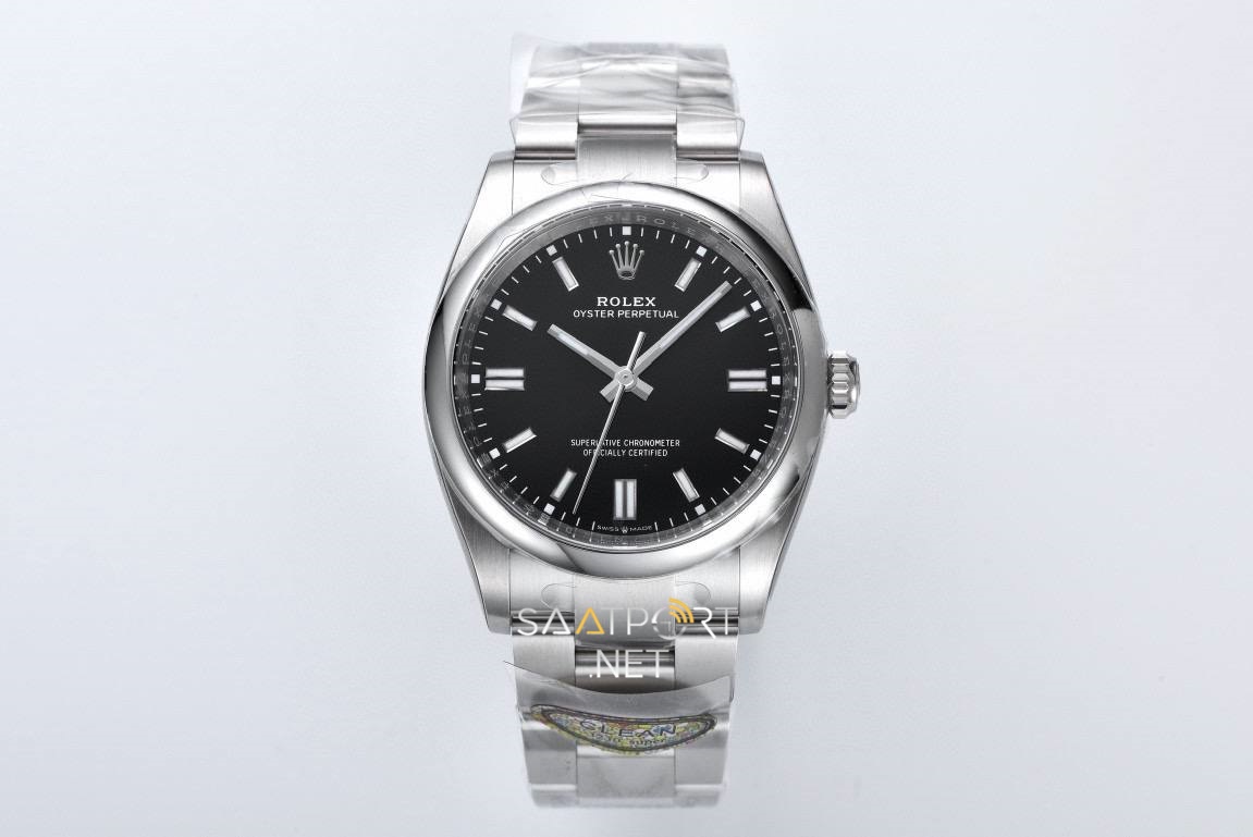 Rolex Oyster Perpetual 41mm Siyah Kadran Super Clone Eta Clean