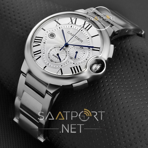 Cartier ballon bleu chronograph Çelik Kordon