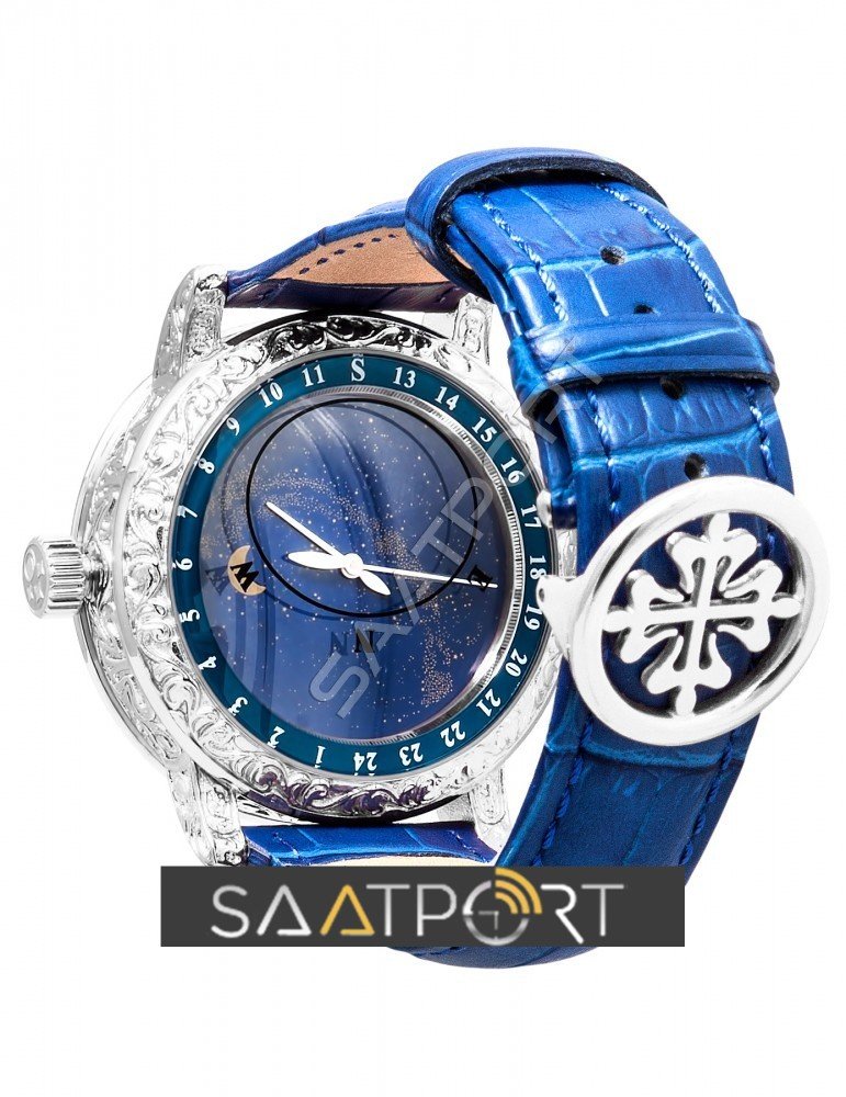 Patek Philippe Sky Moon Tourbillon 6002G Mavi Kadran