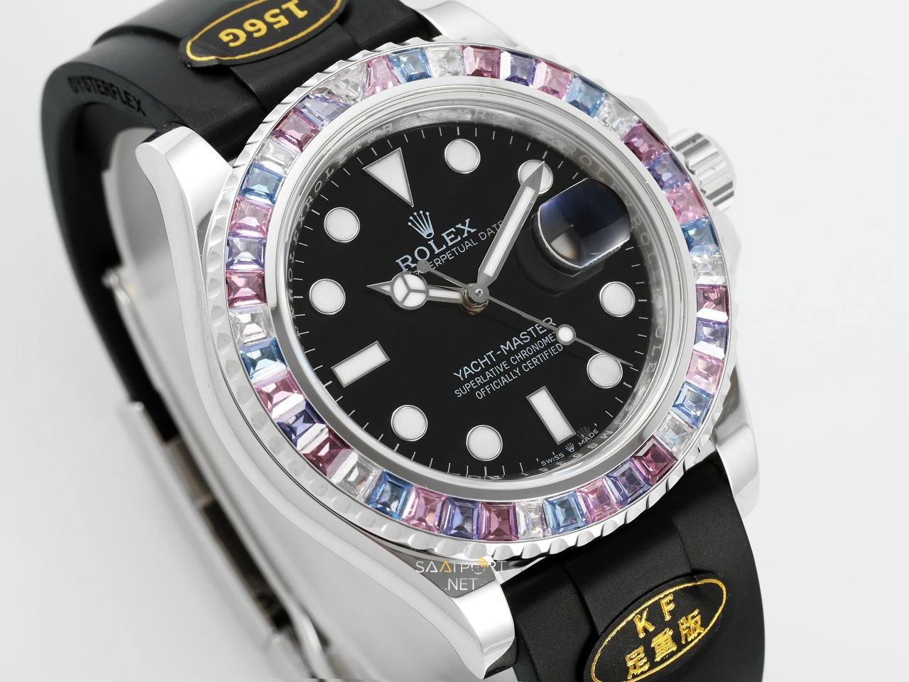 Rolex Yacht-Master 42mm  Silikon Kordon Super Clone Eta 226668TBR