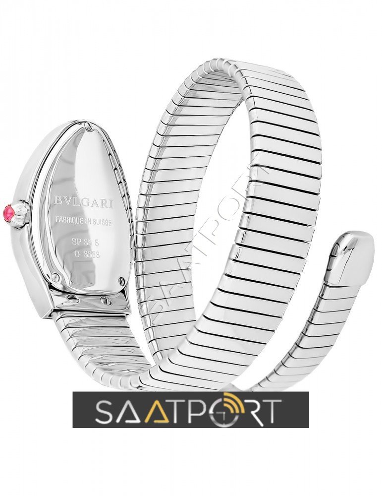 Bvlgari Bayan Saat Serpenti Tubogas Gümüş Kasa