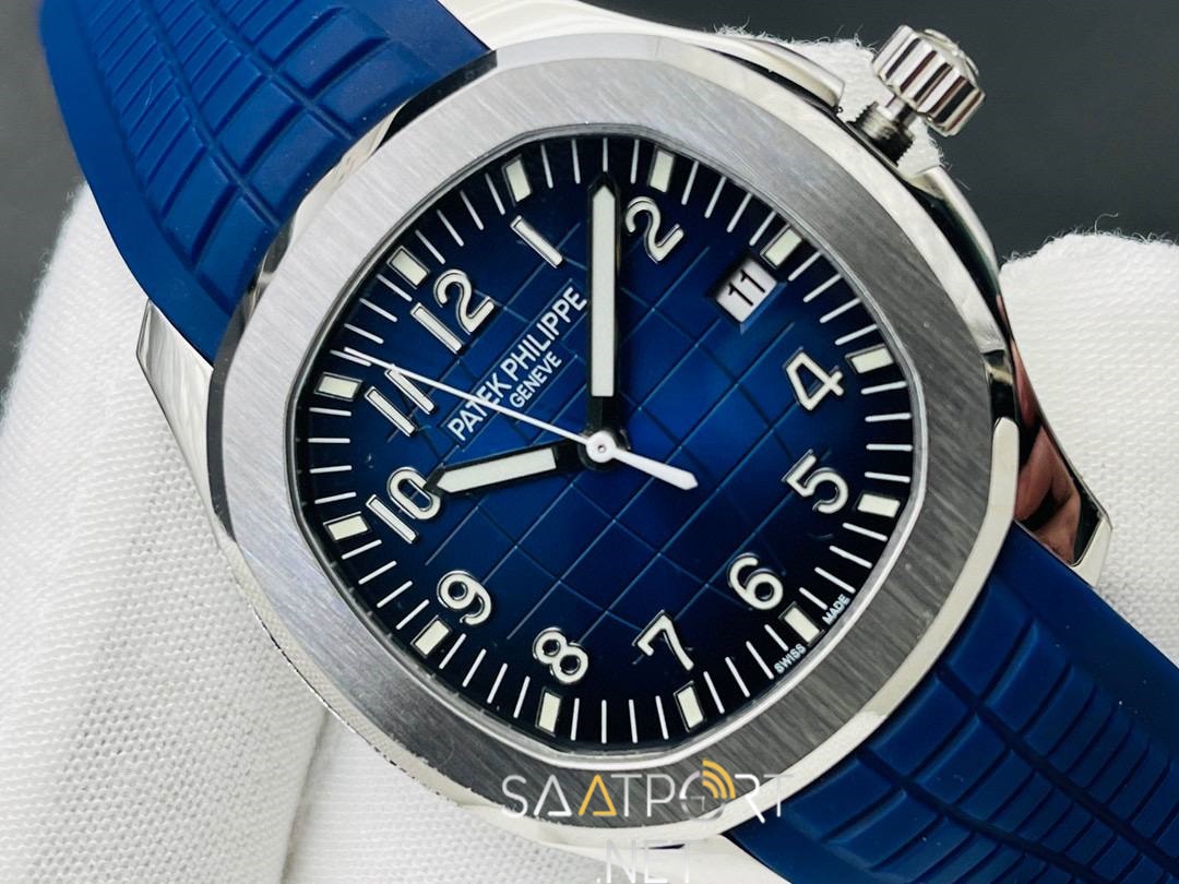 Patek Philippe Aquanaut 5168 Çelik Kasa Mavi Kadran ETA 42.2 mm