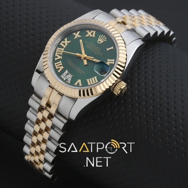 Rolex DateJust Yeşil Kadran Jübile Kordon 31mm