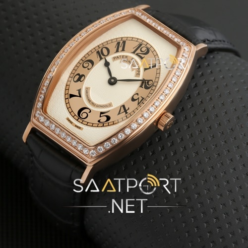 Patek Phılıppe Unisex Baget Taşlı Kadran 50.Yıl  Serisi