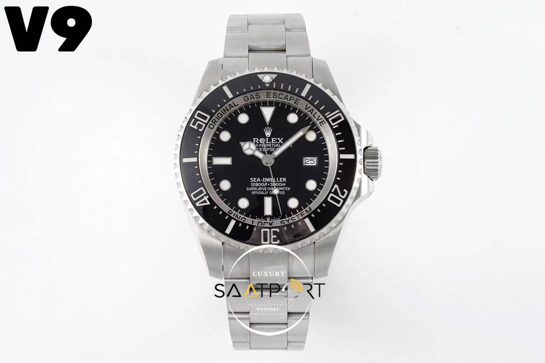 Rolex Sea-Dweller Deepsea 126660 904L Çelik 44mm 3230 Super Clone