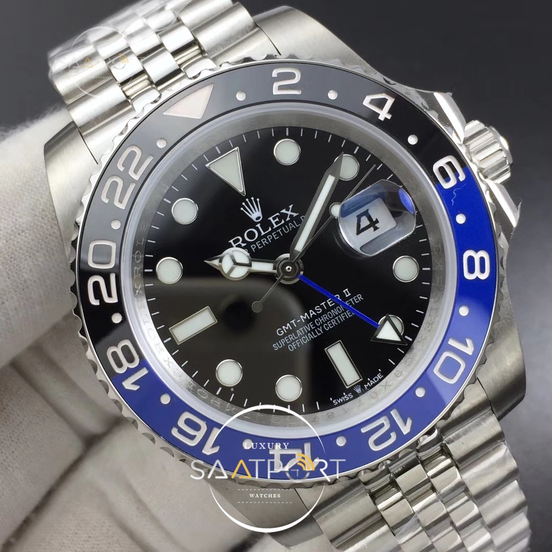 Rolex GMT Master II 126710 Real Ceramic 904L DJF Black Dial Super Clone ETA