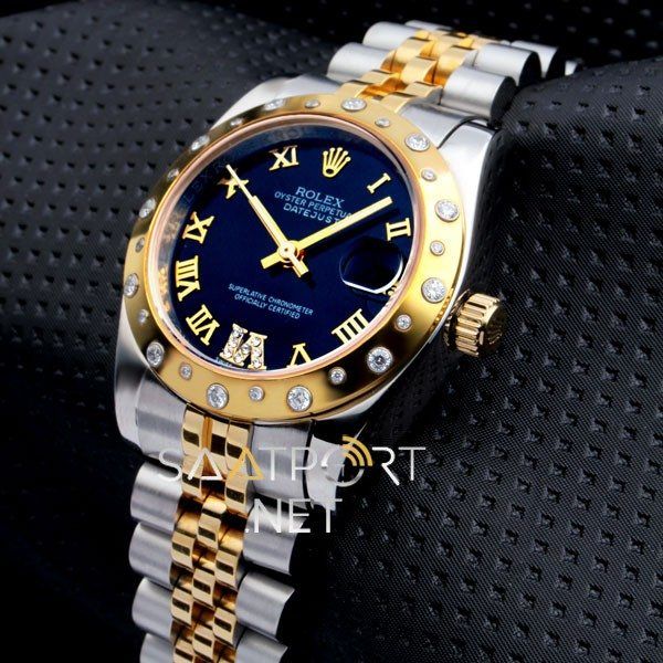 Rolex Datejust Classic Lacivert Kadran Bayan