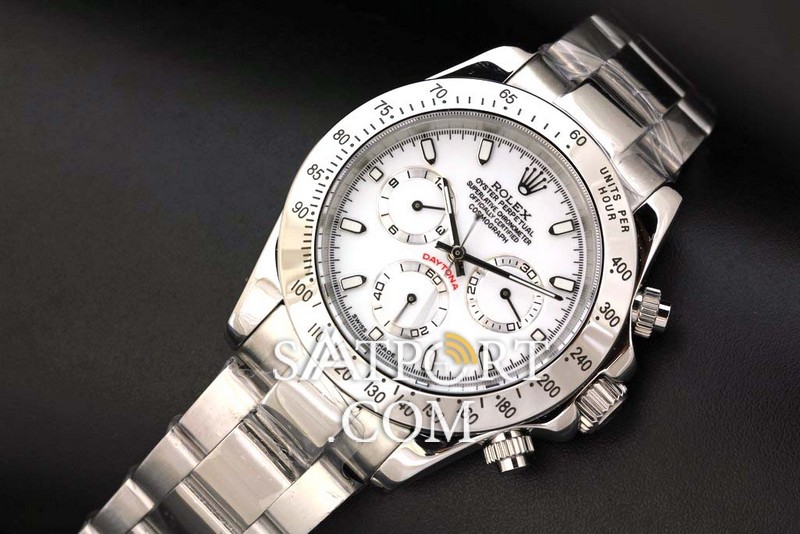 Rolex Daytona Çelik Beyaz Kadran