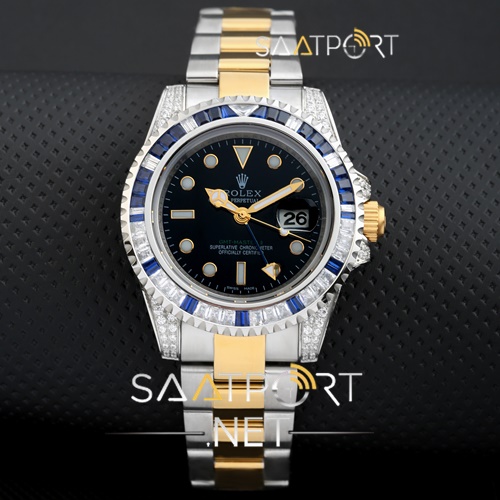 Rolex Gmt Master II 116759 Two Tone Baget Taşlı Otomatik