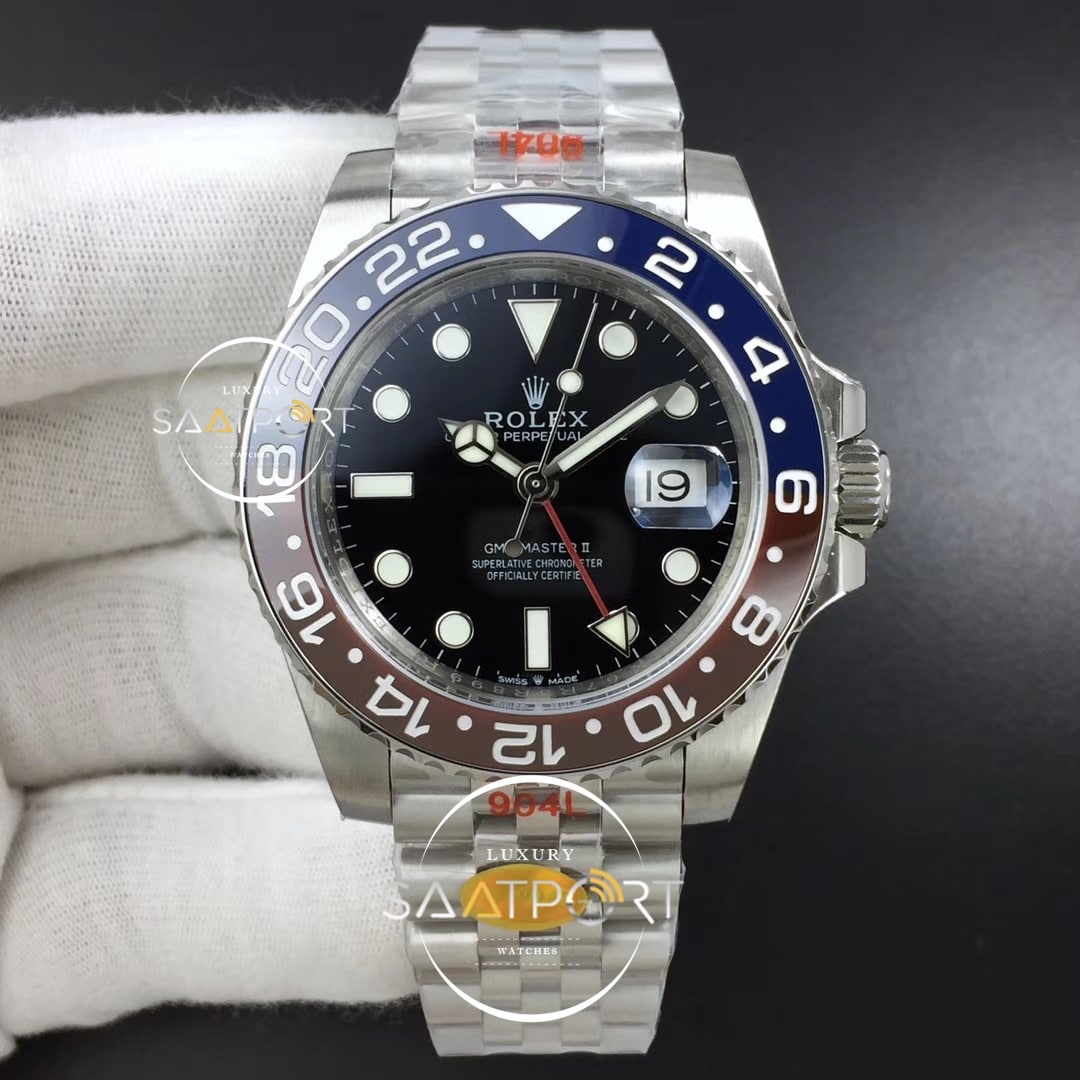 Rolex GMT Master II 126710 Real Ceramic 904L Noob Super Max Clone Jübile