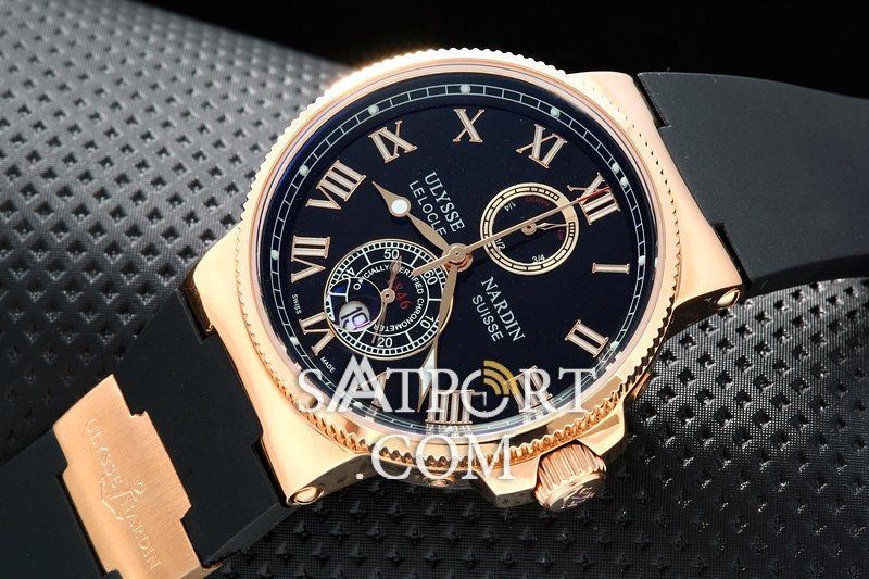 Ulysse Nardin Le Locle Siyah Gold Bayan Saati