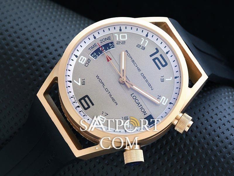 Porsche Worldtimer Gold Kasa Otomatik Saat