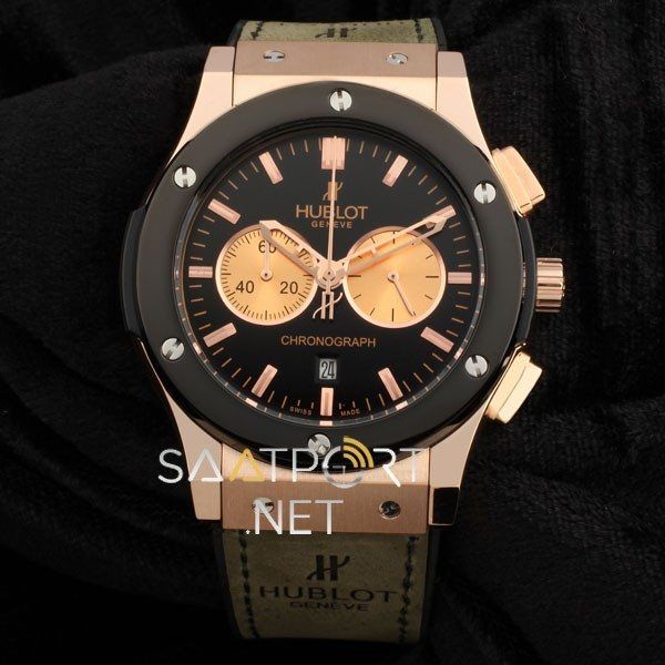 Hublot Vendome Classic Fusion Yeşil Gold